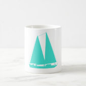 Mug Bateau nautique Turquoise (Centre)