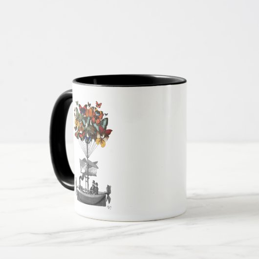 Mug Bateau papillon 2 (Devant gauche)