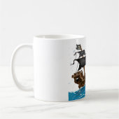 Mug Bateau pirate dans la tempête (Gauche)