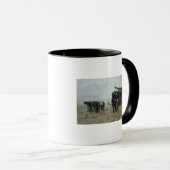 Mug Bateau sur la plage à Scheveningen, 1876 (Devant droit)