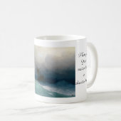 Mug Bateau sur la tempête orageuse de paysage marin (Devant droit)
