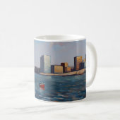 Mug Bateau Sur Le Port (Devant droit)