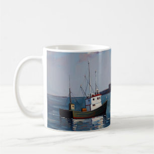 Mug Bateau Sur Le Port