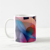 Mug "Bateau sur l'eau" Art Abstrait contemporain (Gauche)