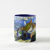 Mug Bateaux à voile au port, art (Centre)
