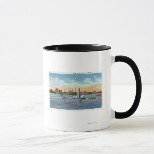 Mug Bateaux à voile dans Lewis Bay, Englewood Beach Vi (Droite)