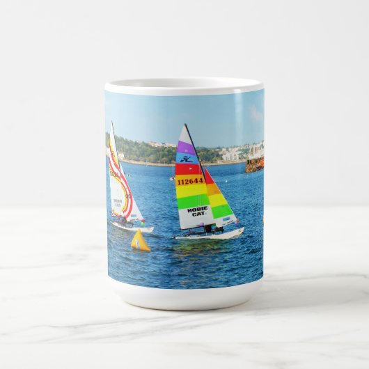 Mug Bateaux à voile Hobie à Jersey (Centre)
