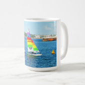 Mug Bateaux à voile Hobie à Jersey (Devant droit)