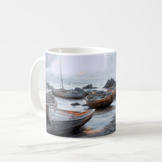 Mug Bateaux au large (Devant gauche)