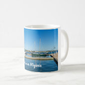 Mug Bateaux dans la rivière York par Yorktown (Devant droit)
