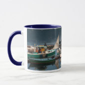 Mug Bateaux dans le port de Bailey Island Maine Coffee (Gauche)
