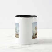 Mug Bateaux dans l'eau calme avec des figures du (Centre)