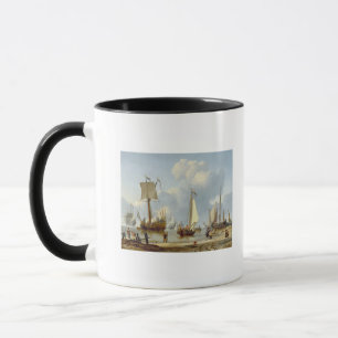 Mug Bateaux dans l'eau calme avec des figures du