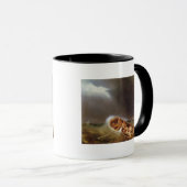 Mug Bateaux de Dieppe retournant de la pêche (Devant droit)