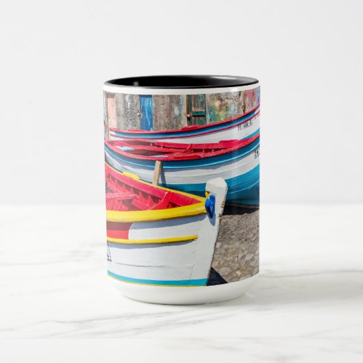 Mug Bateaux de pêche colorés, Cap-Vert (Centre)