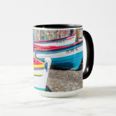 Mug Bateaux de pêche colorés, Cap-Vert (Devant droit)