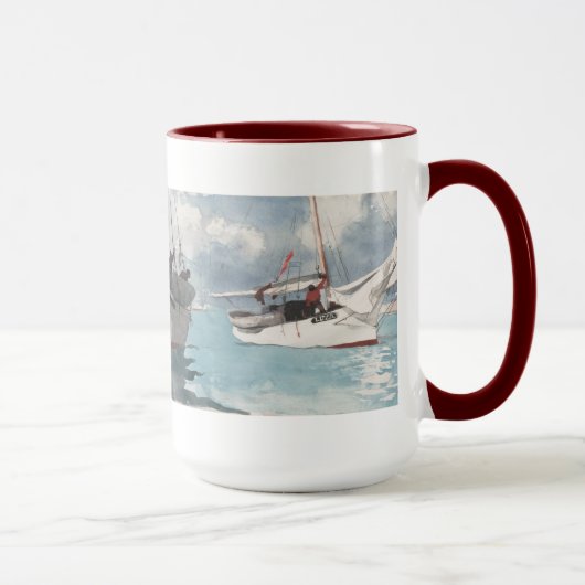 Mug Bateaux de pêche, Key West (Droite)