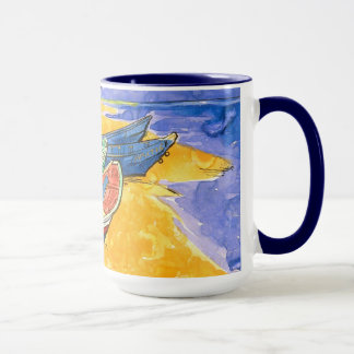 Mug Bateaux De Pêche Plage Saintes-Maries Van Gogh Fin