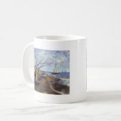 Mug Bateaux de pêche sur la plage (Devant gauche)
