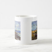 Mug Bateaux de pêche sur la plage (Centre)