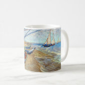 Mug Bateaux de pêche sur la plage de Saintes-Maries - (Devant droit)