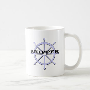 Mug Bateaux de roue de bateau à skipper