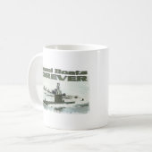 Mug Bateaux diesel pour toujours (Devant gauche)