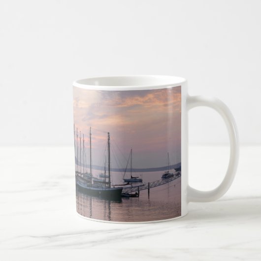Mug Bateaux du port de Bar à Sunrise II (Droite)