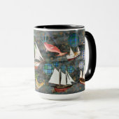 Mug Bateaux écossais (Devant droit)
