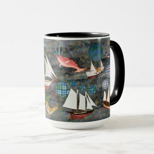 Mug Bateaux écossais (Devant droit)