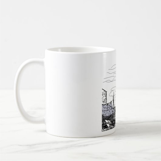 Mug bateaux en mer (Gauche)
