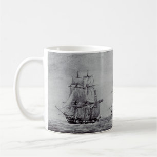Mug Bateaux Graphiques de l'Océanie Fine Art