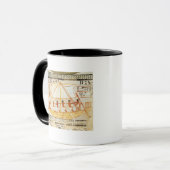 Mug Bateliers sur le Nil, de la tombe de Sennefe (Devant gauche)