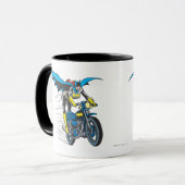 Mug Batgirl sur batterie (Devant gauche)