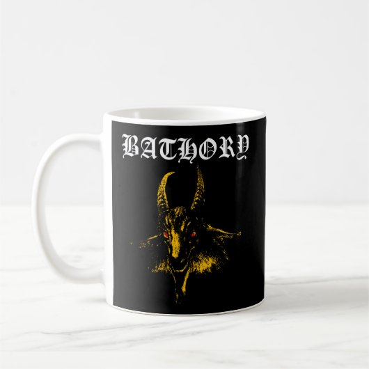 Mug Bathory - Chèvre jaune - Marchandises officielles (Gauche)