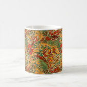 Mug Batik indonésien style balinais jaune orange (Centre)