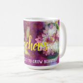 Mug Batik pourpre Musique des enseignants (Devant droit)