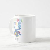 Mug Bâtiment 5e anniversaire Bâtiment Personnalisé Ann (Devant gauche)