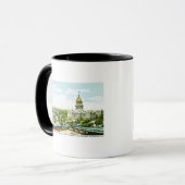 Mug Bâtiment centennal de capitol, Springfield, (Devant gauche)