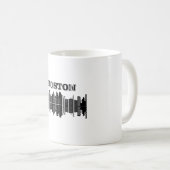 Mug Bâtiment de gratte-ciel de Boston (Devant droit)