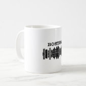 Mug Bâtiment de gratte-ciel de Boston (Devant gauche)