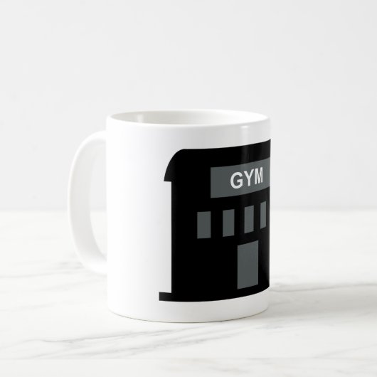 Mug Bâtiment de gym (Devant gauche)