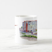 Mug Bâtiment de Larkin avec le logo de casquette de (Centre)