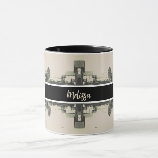 Mug Bâtiment de rue vintage Algérie Alger (Centre)
