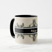 Mug Bâtiment de rue vintage Algérie Alger (Devant gauche)
