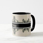 Mug Bâtiment de rue vintage Algérie Alger (Devant droit)