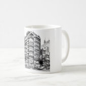 Mug Bâtiment de style manga | Architecture japonaise (Devant droit)