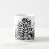 Mug Bâtiment de style manga | Architecture japonaise (Centre)