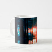 MUG BÂTIMENT D'INFRASTRUCTURE EN MÉTAL NOIR (Devant gauche)