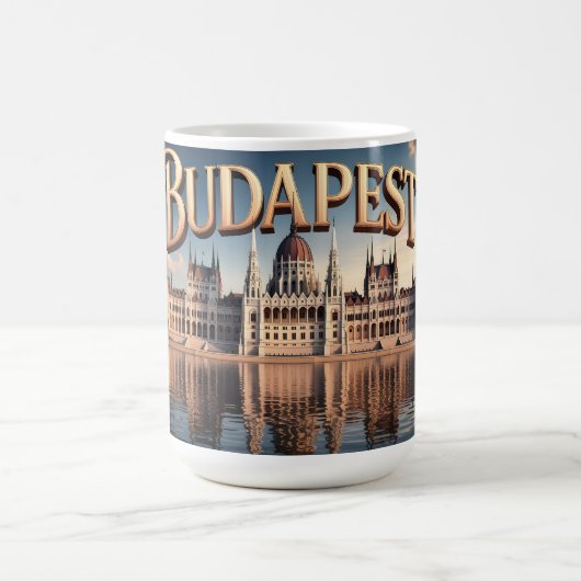 Mug Bâtiment du Parlement hongrois à Budapest (Centre)